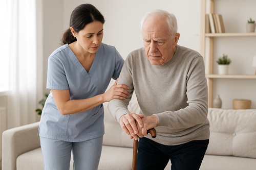 Cuidador de Idosos com Parkinson