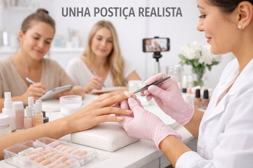Unha Postiça Realista